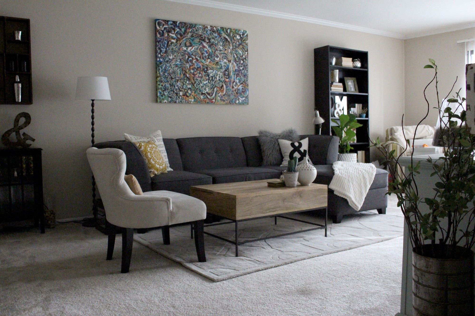 redo living room for less